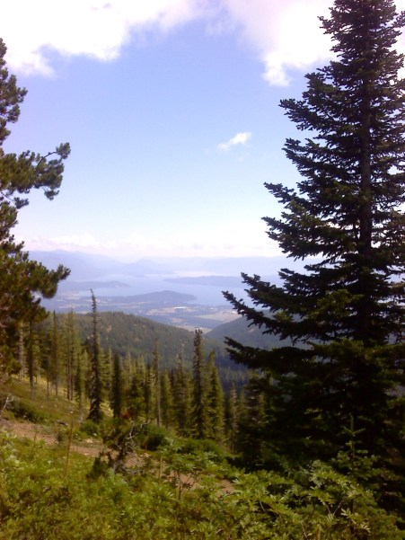 After an hour, it still looks like a long way!