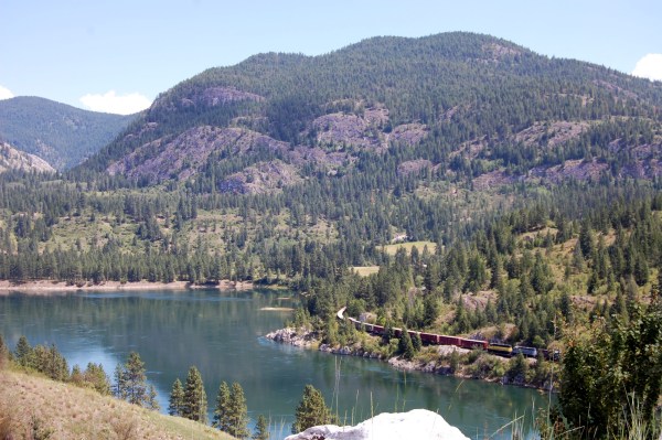 Overlooking the Columbia River