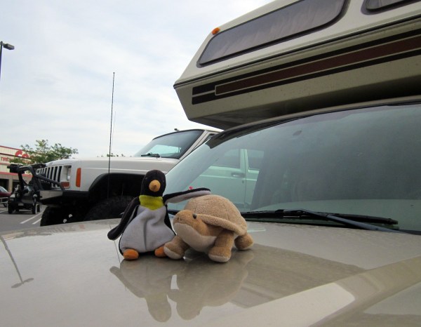 Meeting friends in Missoula ...