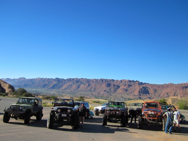 Early in the morning ... letting the air out ...