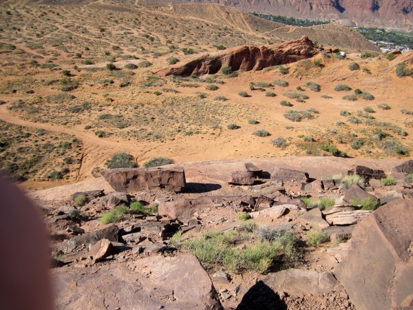 Don't want to slip off the edge here ...