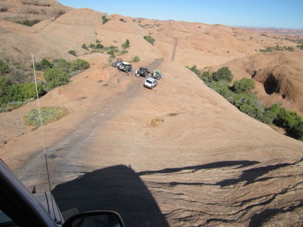 Just fall down this rock face, and voila ... 