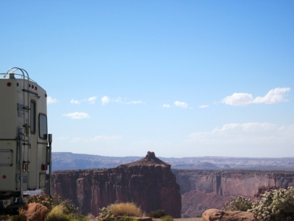 Lots of places for a truck camper to stop.
