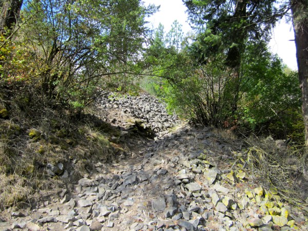 Some trails are a little rocky ...