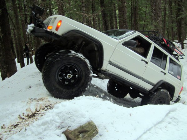 ... but the slightly longer Cherokee made it thru!