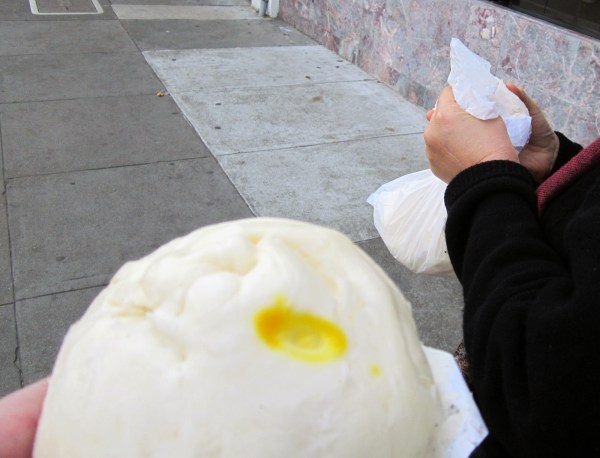 ... grab a chicken bun to ease the hunger meter ...