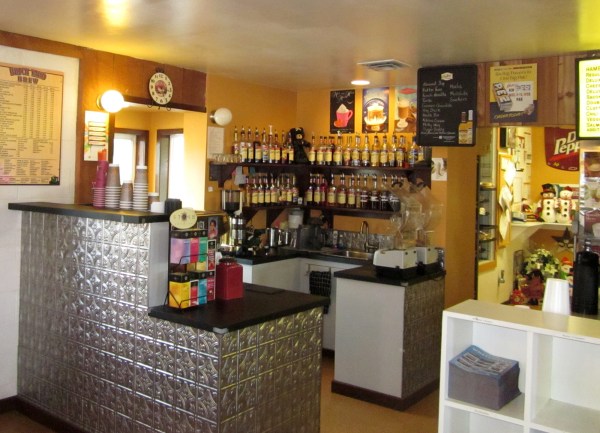 ... but the espresso bar is up ...