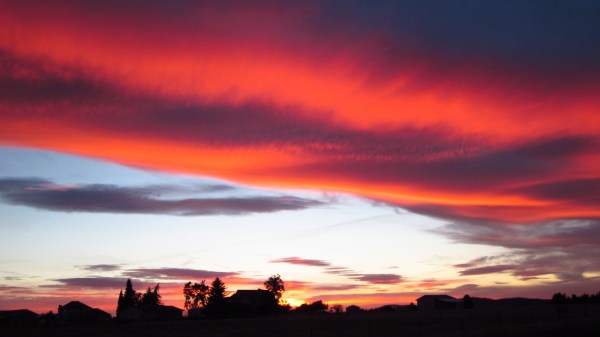 Red sky at night ... sailors delight