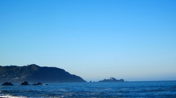 ... looking south ...